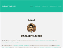 Tablet Screenshot of caglaryildirim.net